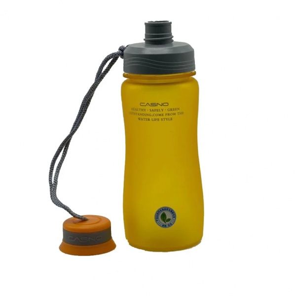 Пляшка для води 600 мл Casno помаранчевий KXN-1116_Orange