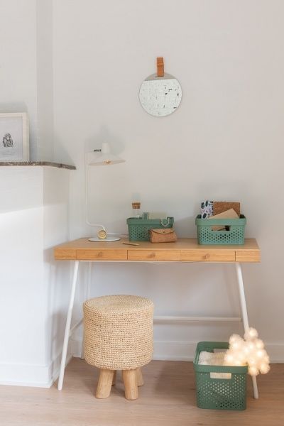 Корзина универсальная пластиковая Curver 245853 Infinity 11 л зеленая 140x360x270 мм