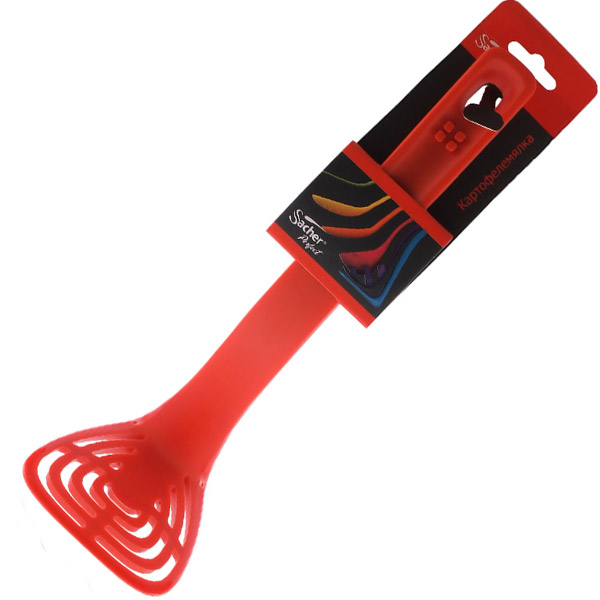 Картоплем'ялка Sacher нейлонова червона