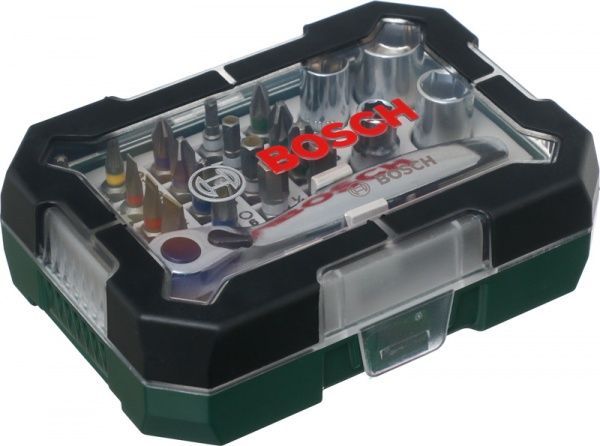 Набор принадлежностей Bosch с держателем 26 шт. 2.607.017.392