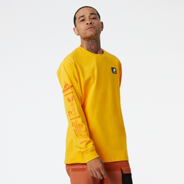 Футболка New Balance MT21511SFR р.M жовтий