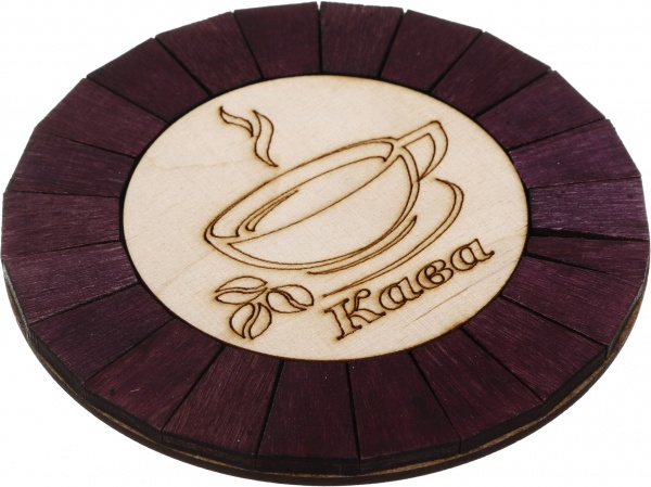 Підставка до чаю та кави дерево Україна 2251628593018 