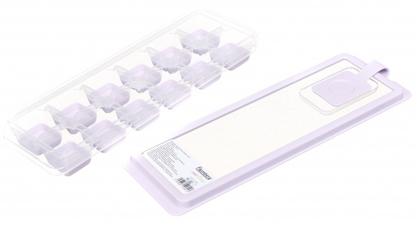 Форма для льоду з кришкою пурпурний Flamberg Smart Kitchen