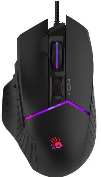 Мишка A4Tech Activated, RGB, 12000 CPI black (W95 Max Bloody (Black)) 