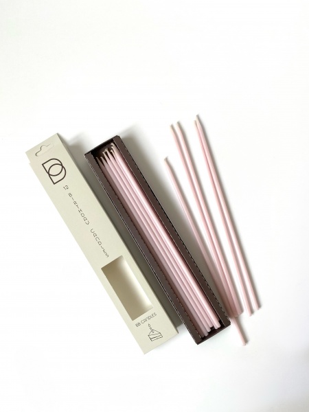 Свічки для торта BB CANDLES сherry blossom 25 см 12 шт.