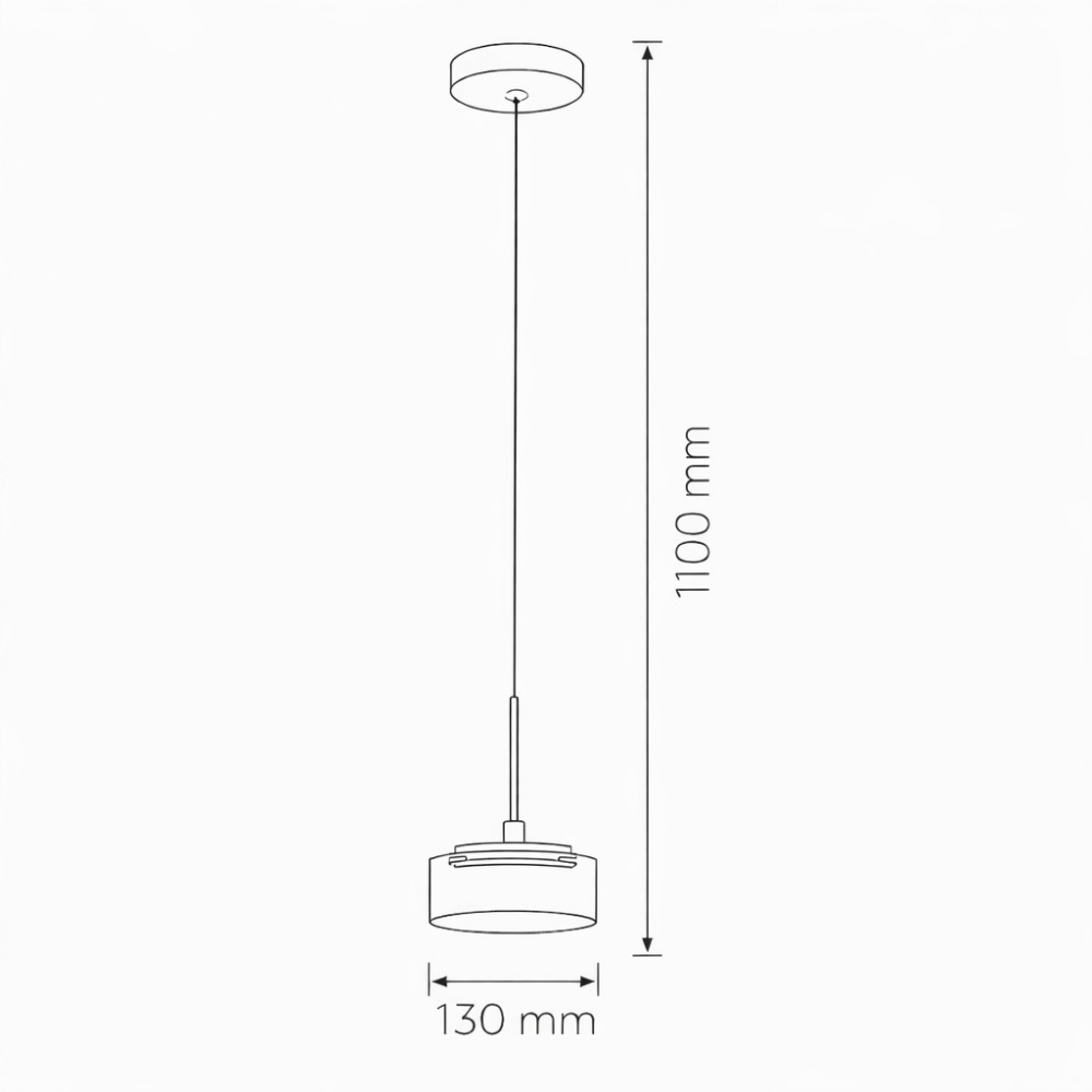 Люстра подвесная LIGHT SET DUSHA MS241 1x12 Вт GX53 белый молочный