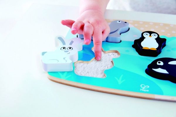 Пазл тактильный Hape Полярные животные