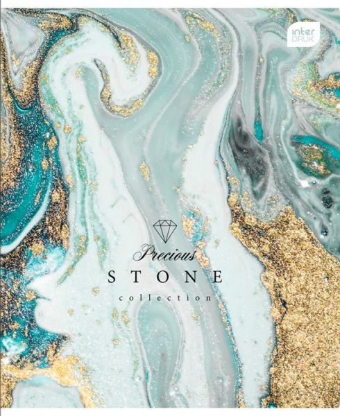 Зошит шкільний 48 аркушів у лінію Stone в асортименті InterDRUK