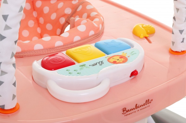 Ходунки Bambinelli Львенок коралловый W1507UR6/pink