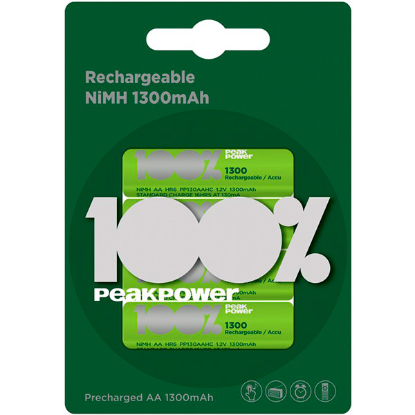 Акумулятор GP 130AAHC-U AA (R6, 316) 4 шт. 