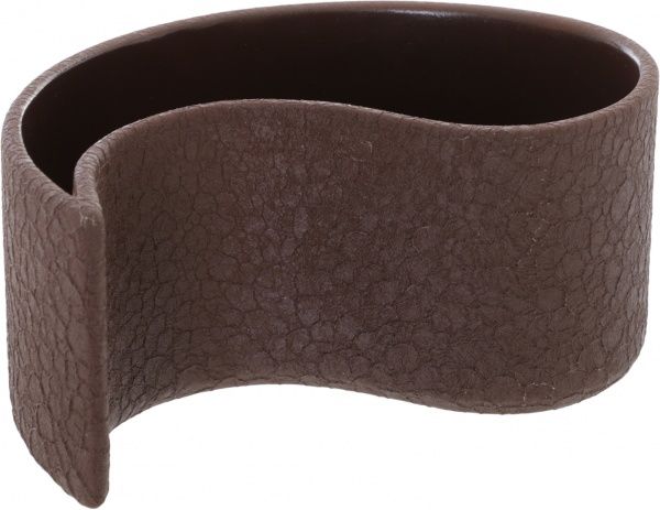 Горщик керамічний Оріана-Запоріжкераміка Капля шовк фігурний 2л (018-0-015) темний шоколад 