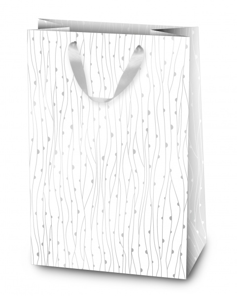 Пакет подарунковий 47х32х15 краплі