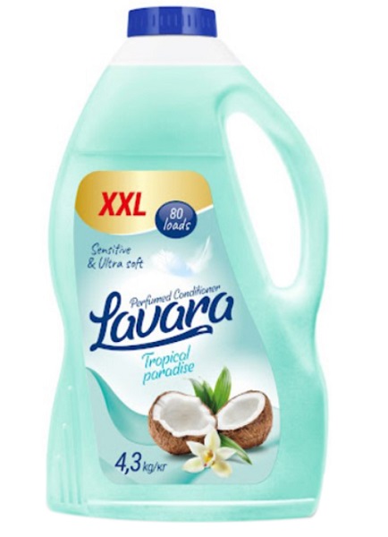 Кондиционер-ополаскиватель Lavara Tropical paradise 4,3 л