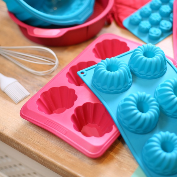 Форма для кексов Magic Ring с втулкой 32х18х2 см бордо Flamberg Smart Kitchen