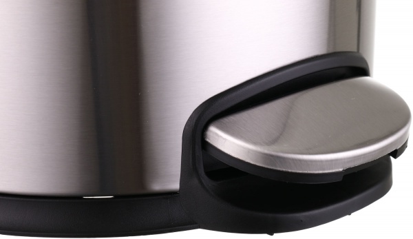 Ведро с педалью Java JH-8853 — 8L chrome SOFT CLOSE