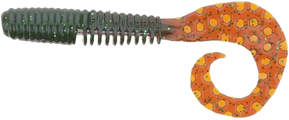 Силикон Fishing ROI Running Grub A169 85 мм 8 шт. (203-8-85-A169)