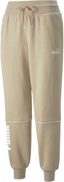 Брюки Puma POWER COLORBLOCK HIGH-WAIST PANTS FL CL 84995467 р. XS бежевый