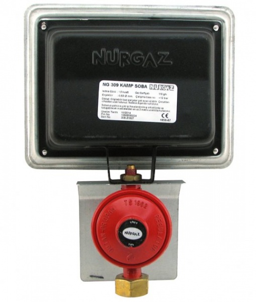 Обогреватель газовый NURGAS NG-309 Горелка газовая инфракрасного излучения 1,5 кВт