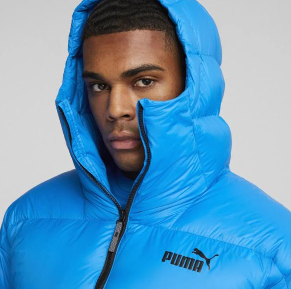 Пуховик Puma HOODED ULTRA DOWN PUFFER JACKET 67538347 р.L голубой