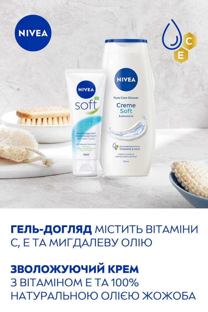 Набор для женщин Nivea SOFT CARE 2024