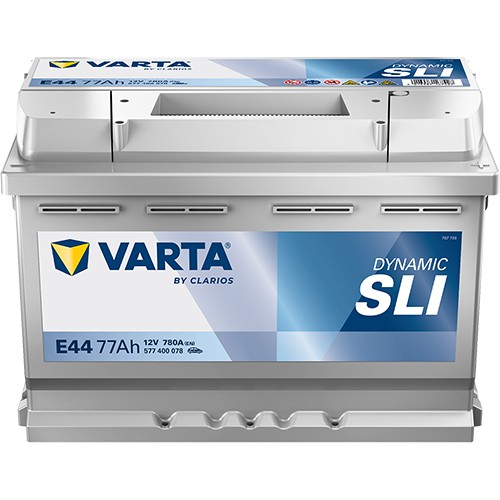 Аккумулятор автомобильный Varta Dynamic SLI E44 77Ah 780A 12V «+» справа (577400078)