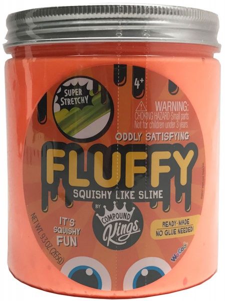 Слизь-лизун Compound Kings Slime Fluffy оранжевый 110272-3