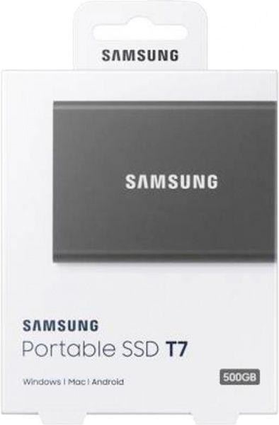 SSD-накопичувач Samsung T7 500GB Portable USB 3.2 3D TLC (MU-PC500T/WW) 