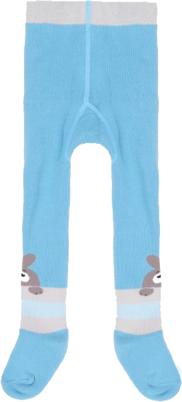 Колготки унисекс Duna 5В 446р.68 голубой с рисунком 