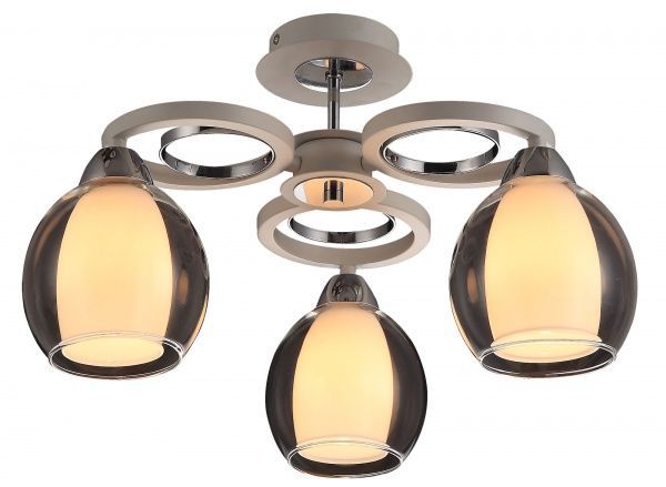 Люстра потолочная Altalusse 3x40 Вт E14 хром/белый INL-9322C-03 