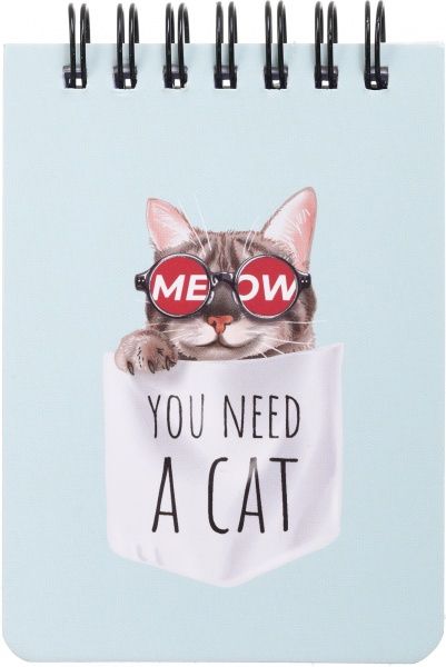 Блокнот Современные коты в моде 10,5x7,5 см