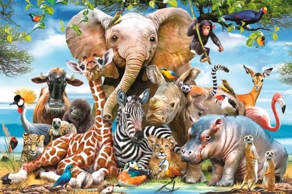 3D-пазл PRIME 3D Африканские животные