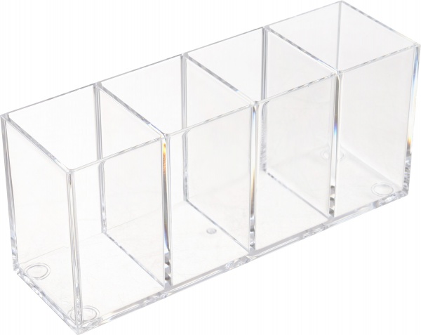 Органайзер для косметики Luna 22x6,7x9,8 см прозорий 