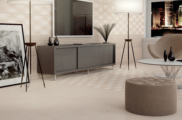 Плитка Golden Tile Terragres Rockshell бежевый 381939 30,4x60,4 