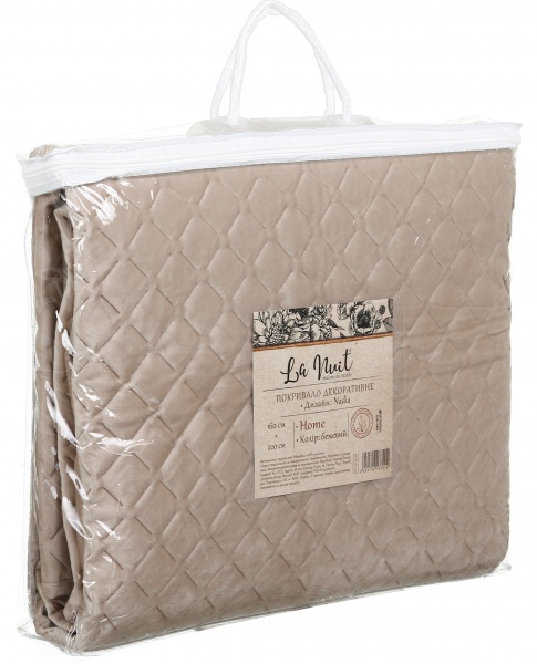 Покрывало Nadia 160x220 см La Nuit бежевый 