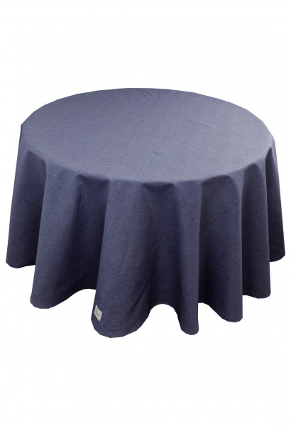 Скатерть Oliva Синяя d200 La Nuit 