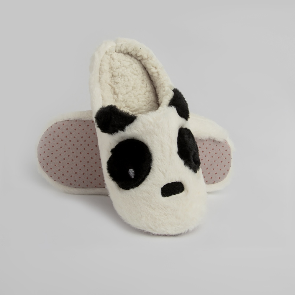 Капці домашні Twins Animals panda р.40 білий із чорним