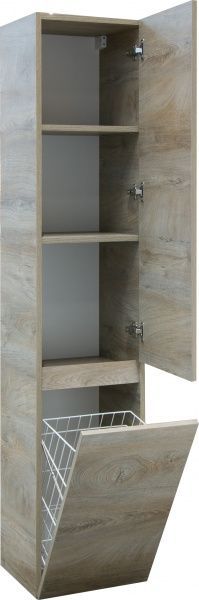 Шафа для ванної кімнати ScandiSPA TEXTURE П-38К Oak