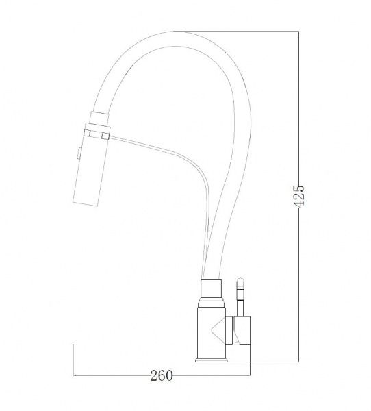 Смеситель для кухни Mixxen Командор MXIN0441