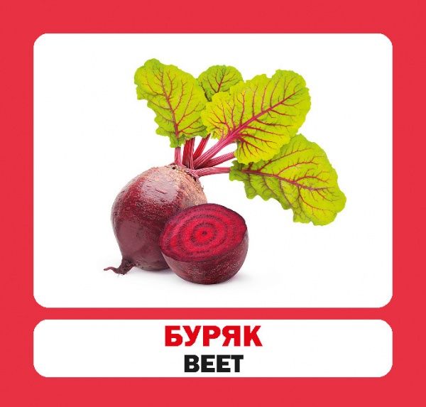 Книга «Навчальний посібник. Овочі. англ-укр»