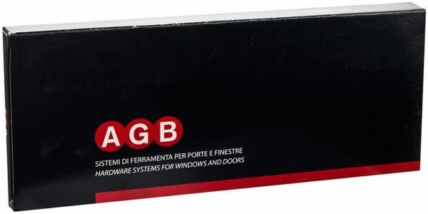 Дверний замок вхідний AGB Sicurezza матовий хром