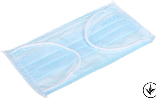 Маска медична захисна блакитна 5 шт./уп.