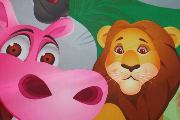 Развивающий коврик Shantou с дугами Джунгли 84х84х56 см I1471662