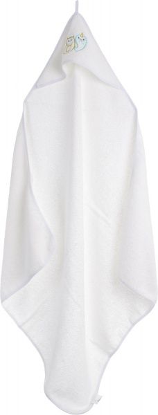 Полотенце Homeline уголок с вышивкой 90x90 см белый