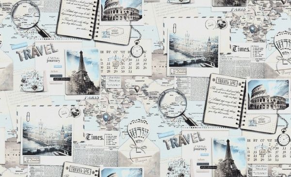 Обои виниловые на флизелиновой основе MEGAPOLIS 9145-17 1,06x10,05 м 