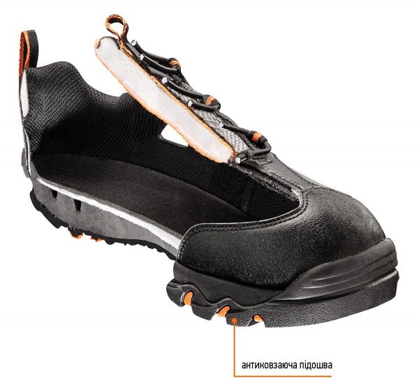 Сандали профессиональные NEO tools OB SRA р.46 82-727 черный с оранжевым