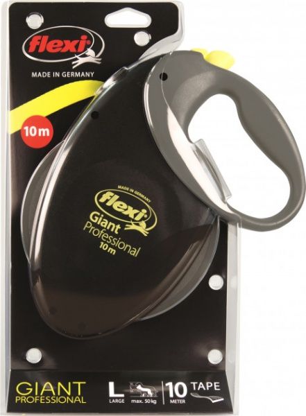 Поводок-рулетка Flexi Giant Professional L черный до 50 кг 10 м