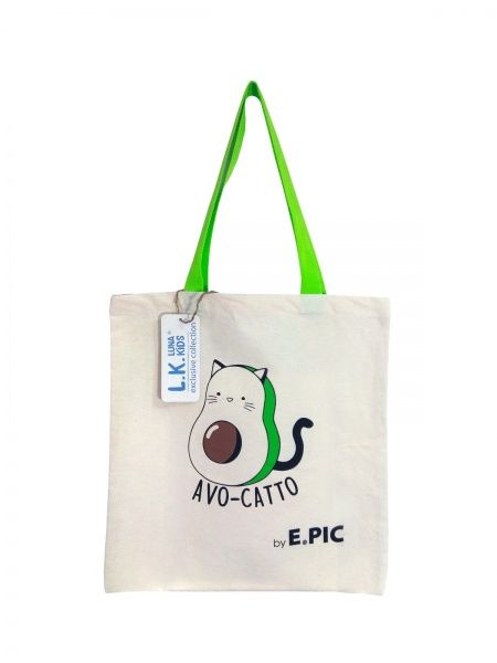 Сумка Luna Kids Avo-catto 42х38 см молочный 