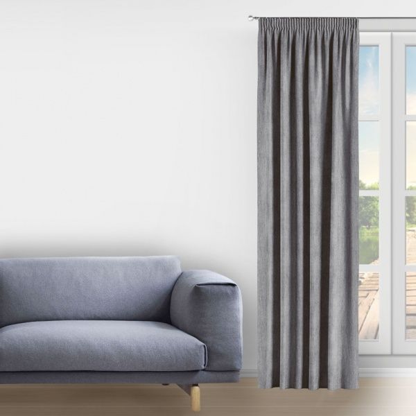 Штора Avrora 200x285 см сиренево-серый Decora textile