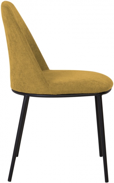 Стул обеденный Nowy Styl LARRY BLACK (BOX-2) (CH) SORO-40 желтый/черный