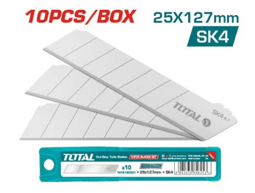 Лезо для ножів Total 25 мм 10 шт. THT5192501